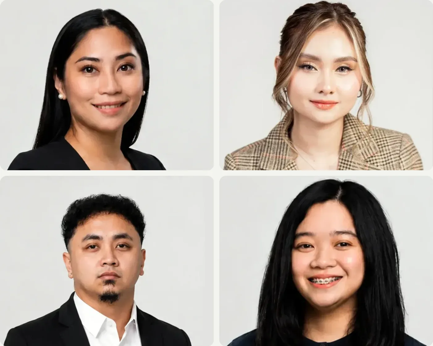 Tarino's team: Sheila See, Kristina Navallo, Henry Virata and Marbb Calindro